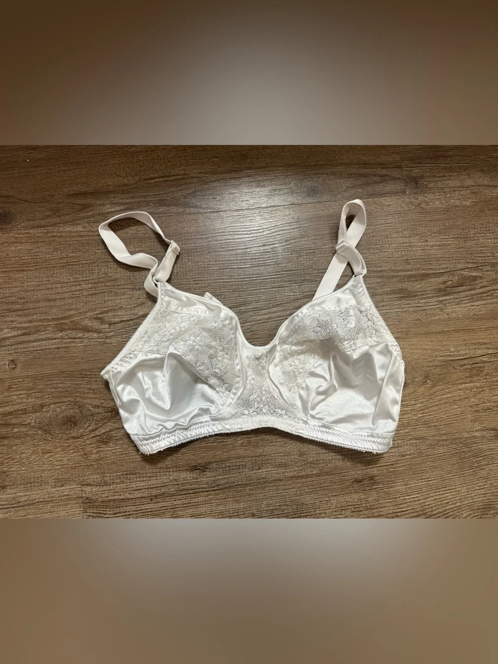 White vintage bralette